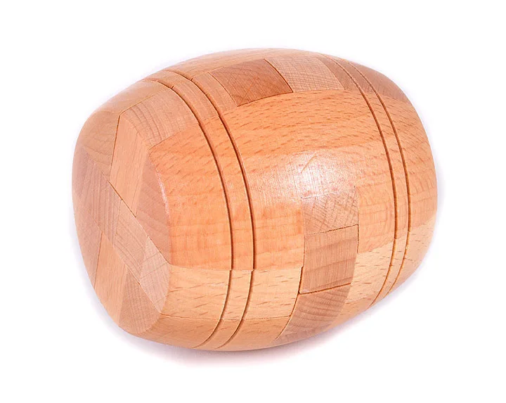 Дети и взрослые деревянные Классические Игрушки Kongming Замок любан замок ведерко-замок Античный Большой винный бочонок пазл с замком игра