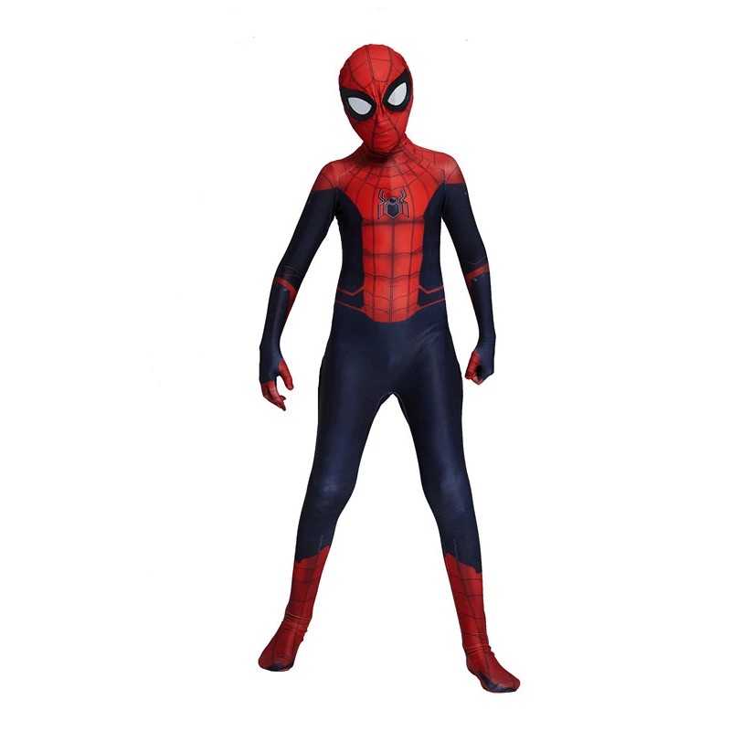 Лидер продаж, облегающий костюм с пауком супергероя, косплей, взрослый костюм Человека-паука, косплей супергероя, 3D Детский костюм Человека-паука