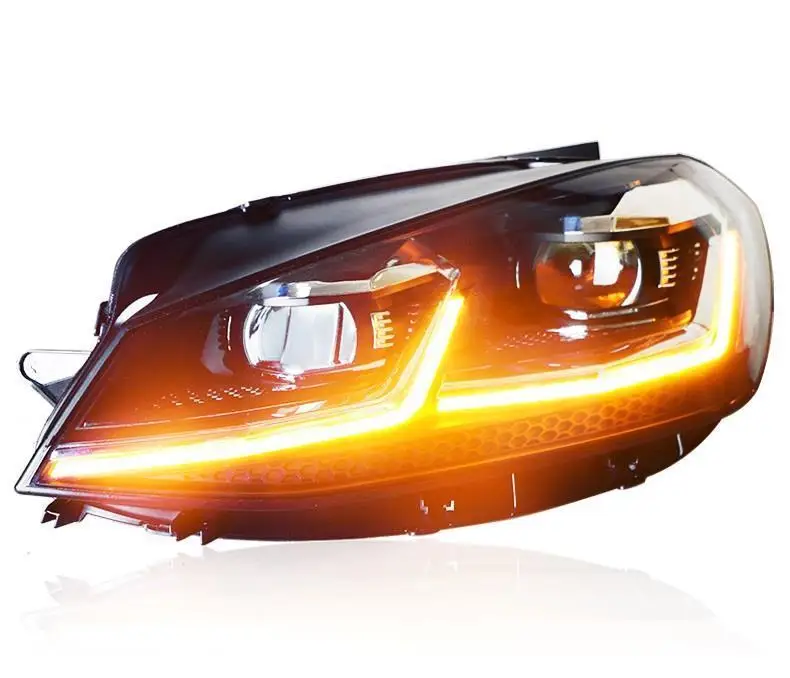 Ходовые огни Luces Para авто светодиодный Assessoires Поворотники боковые Automovil автомобильное освещение фары 18 для Volkswagen Golf 7
