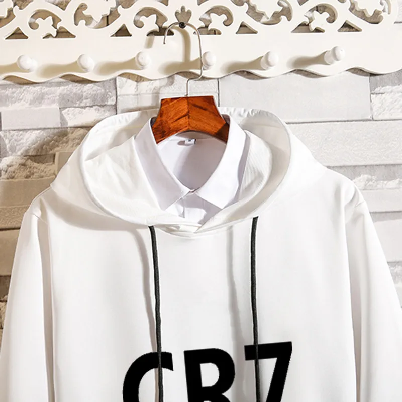 19春ブランドトレーナーcr7男性パーカー原宿固体パーカーヒップホップストリートプルオーバー男性カジュアルトラックスーツmasculino パーカー スウェット Aliexpress