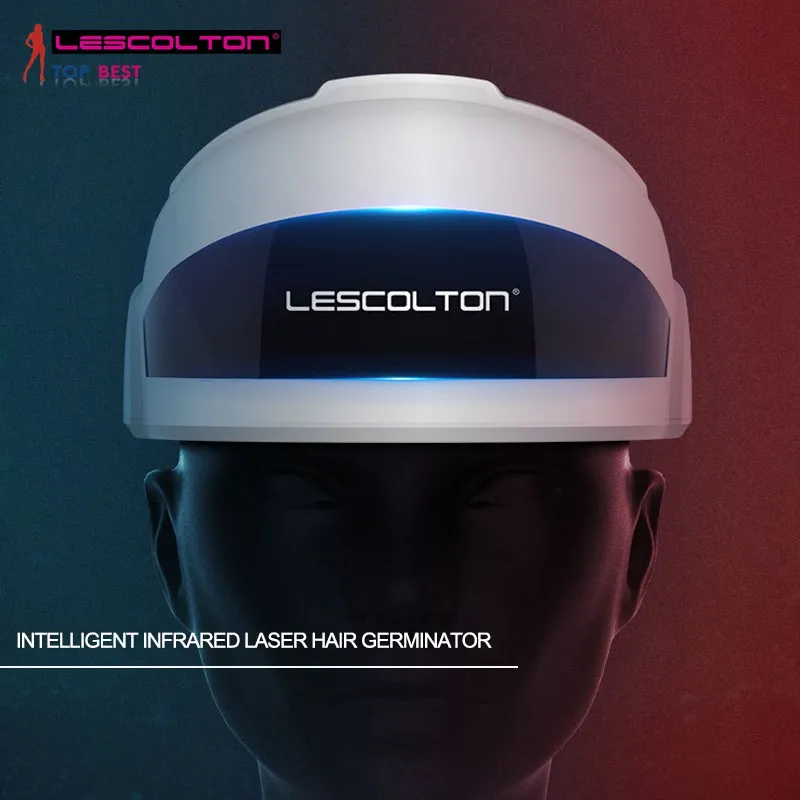 Lescolton Hair Loss Treatment Device Promote Hair Regrowth Medical Cap Hair Helmet Infrared Laser Therapy Massage Machine