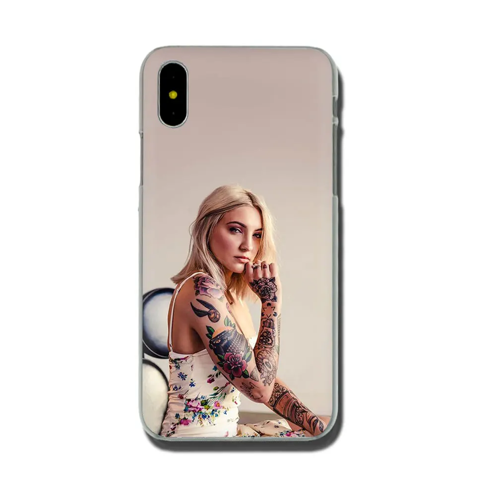 Жесткий чехол для телефона EWAU Julia mikaels Singer для iPhone 11 Pro 6 6S Plus 7 8 Plus X XS XR XS Max - Цвет: H2