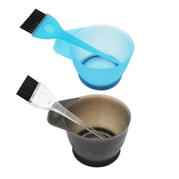 

2 Set Professional Tinting Bowl and Dye Brushes Salon Hair Coloring Dyeing Kit Hair Oil Treatments Tools