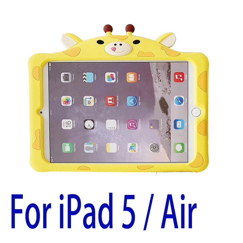 Противоударный чехол с жирафом для iPad Mini 7,", чехол для планшета с мультяшным рисунком, чехол для iPad 10,2 iPad Air 2, детский безопасный чехол s - Цвет: as photo