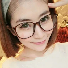 Ретро очки с металлической оправой, большие прозрачные линзы, оптическая оправа, круглая оправа, модные очки, очки