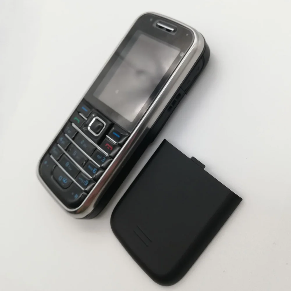 Корпус для Nokia 6233 Высокое качество Полный Мобильный телефон Корпус чехол+ английский/русский/арабский клавиатуры