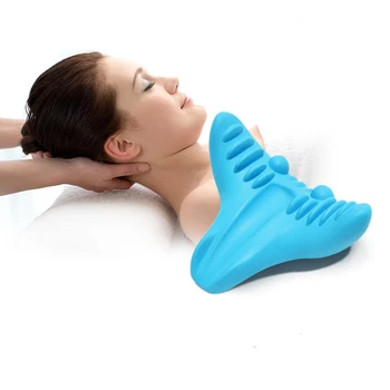 

Portable Neck Massager Relaxation Pillow Gravity Pillow C-Rest Neck Cervical Shoulder Loose Pain Massage Traction Toiletry Kits