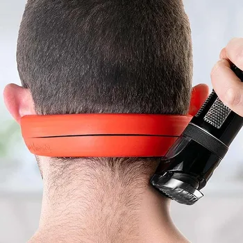 

DIY Neckline Shaving Template And Hair Trimming Guide Skin Safe Silicone For Hair Grooming & Styling Self Cut Trim And Shave