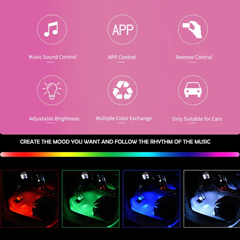 СВЕТОДИОДНЫЙ DRL светильник 4 шт.|Сигнальная лампа| |