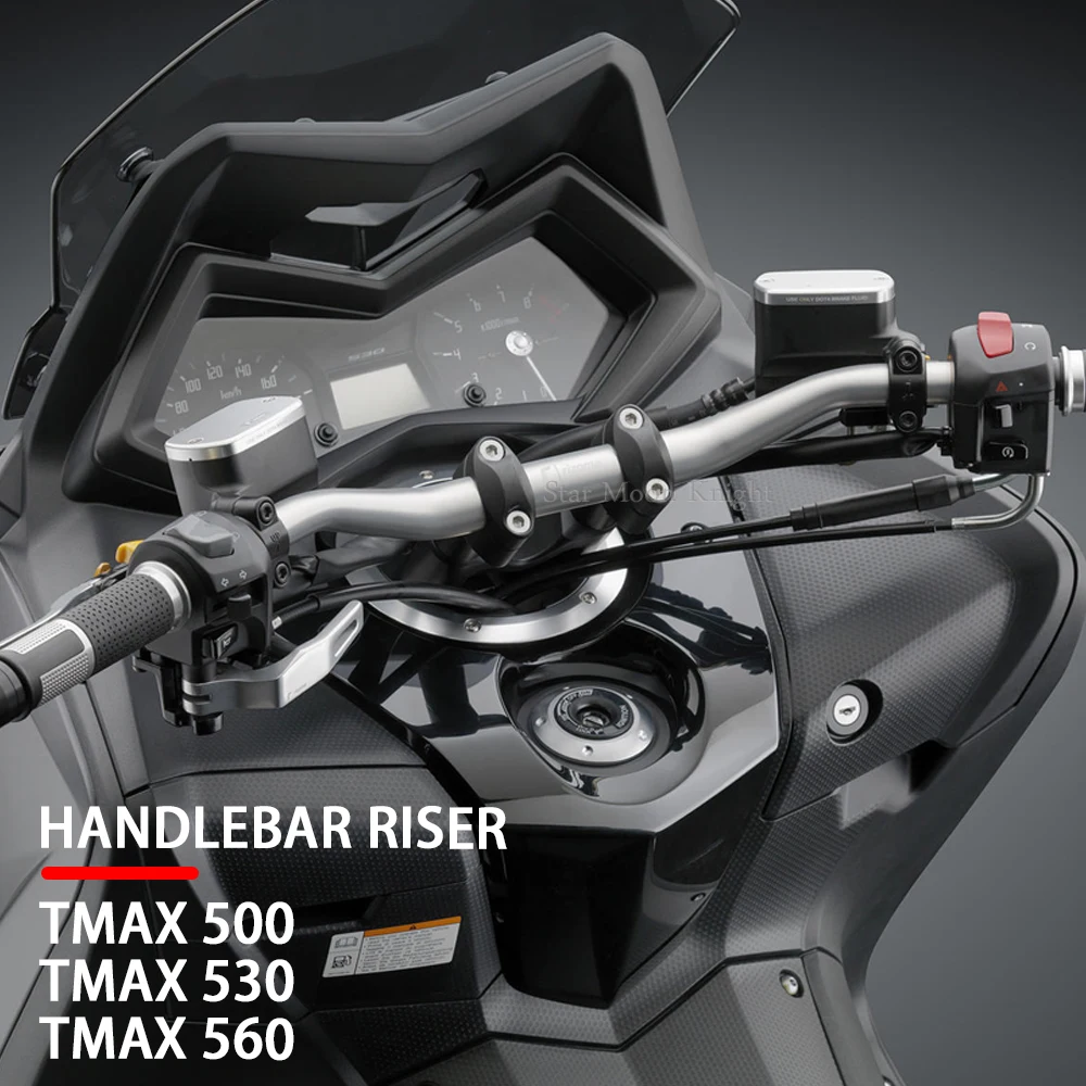For Yamaha Tmax530 T-MAX 530 2012 2013 2014 2015 Riser Kit Handlebars Clamps