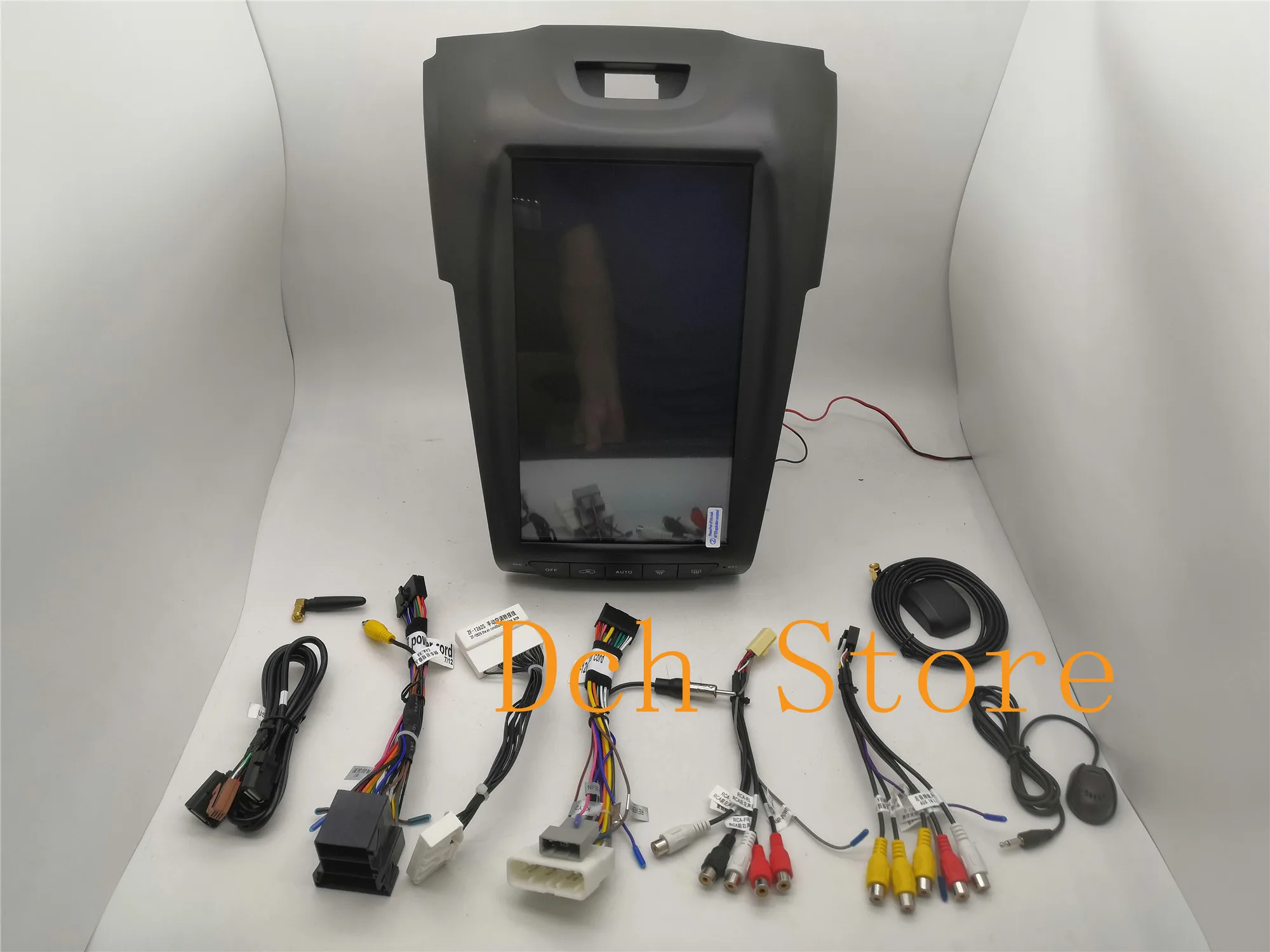 12 1 ''вертикальный tesla стиль Android 9 0 автомобильный dvd плеер GPS Navi Радио для ISUZU