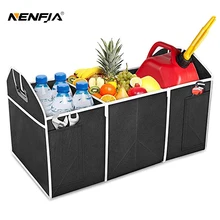 Автомобильный мульти-карманный органайзер, черный багажник, игрушка, еда, Складной автомобильный контейнер для хранения, грузовой контейнер, сумка, коробка, авто аксессуар, для укладки, аккуратный