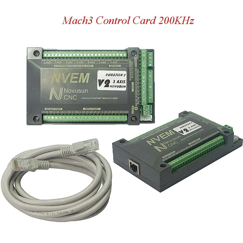 Mach3 плата управления 200 кГц Ethernet порт NVEM для ЧПУ 3 4 5 6 осей|Фрезы по дереву| |