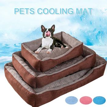 

Pet Dog Bed Nest Dog Cat Summer Cool Bed Dpg Mat Cushion Pad Outdoor Home Puppy Seats Sleeping Bed