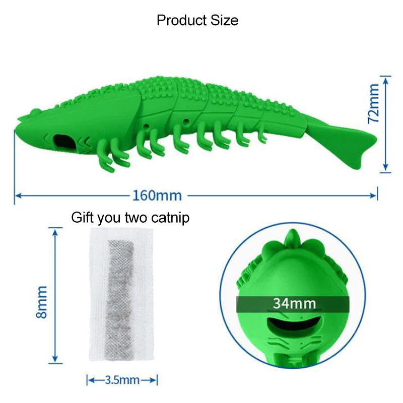 Домашние кошки жевательные игрушки собака кошка игрушечная зубная щетка Милая в форме креветки зубы Чистящая палочка интерактивная игрушка для кошек для котенка дропшиппинг