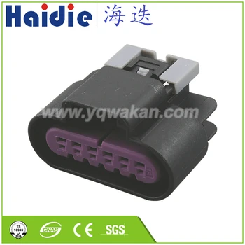 

Free shipping 5sets 6pin Auto Electronic Connector throttle position sensor plug-in connector 15326829 15397577