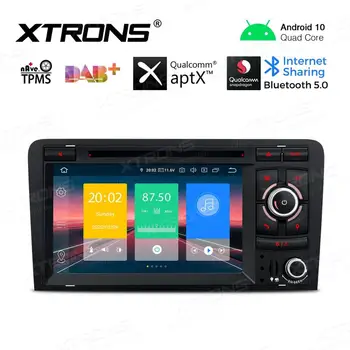 

7" Android 10.0 OS Car DVD Multimedia GPS Radio for Audi A3 2003-2012 S3 2006-2012 RS3 2011-2012 with Split-Screen Mode Support