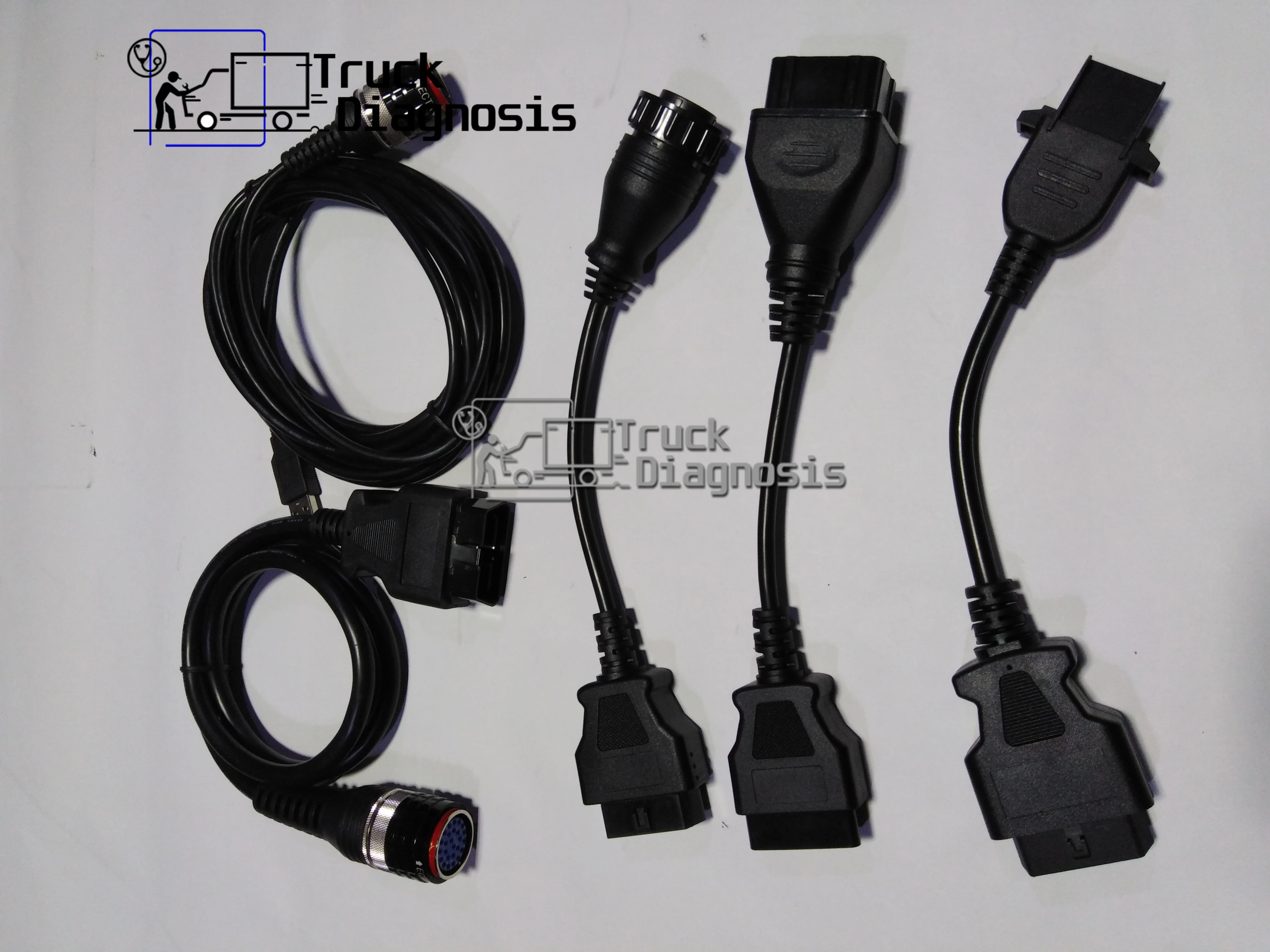 Vocom 88890300 5 кабелей для грузовиков volvo Vcads диагностический инструмент сканер vocom