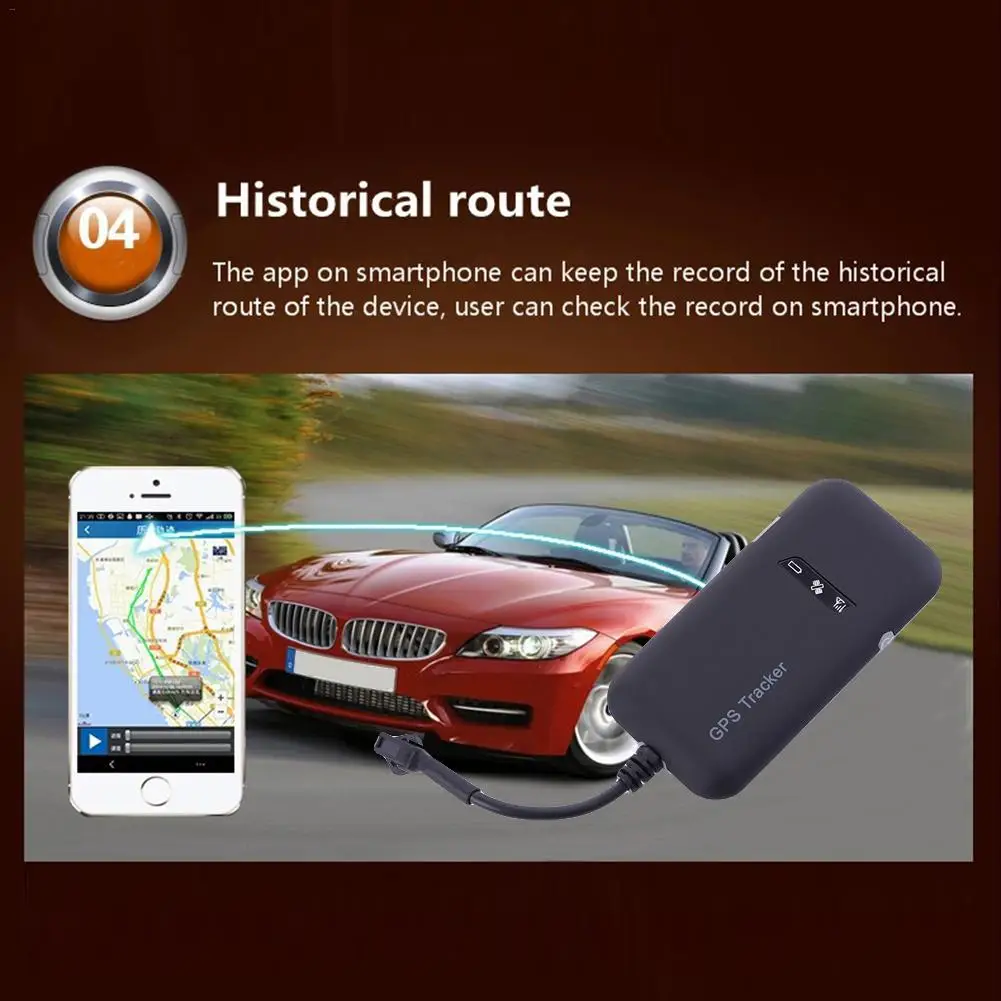 Мини gps автомобильный трекер GT02A GSM gps трекер Google maps отслеживание в реальном времени Автомобильный локатор