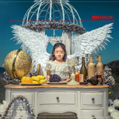 

Детские крылья ангела перо реквизит модель подиумный шоу праздник вечевечерние НКА крылья Рождество Свадьба