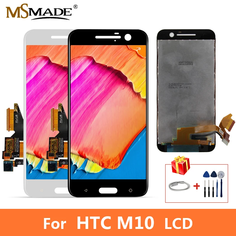

5.2" New For HTC Desire 10 One M10 M10H LCD Display Touch Screen Digitizer Replacement Parts With Frame Free Shipping+Gift