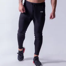 Черные повседневные облегающие брюки джоггеры хлопчатобумажные спортивные брюки мужские тренажеры фитнес тренировки спортивные брюки осенние мужские Кроссфит спортивные брюки