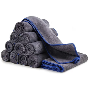 

12 Microfiber Cleaning Cloths 40 x 40CM Suitable for Car, Window, Home Cleaning