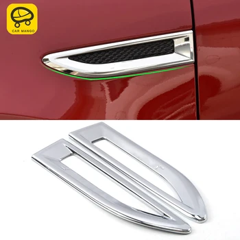 

CarManGo Car Accessories Front Grills Grille Cover Cap Trim Sticker Frame Exterior Decoration for Jaguar E-Pace X540 2017-2020