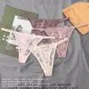 Women Sexy Lace Panties String Transparent Underwear Hollow Out Thong Sex Low Waist Seamless Briefs Lingerie 1