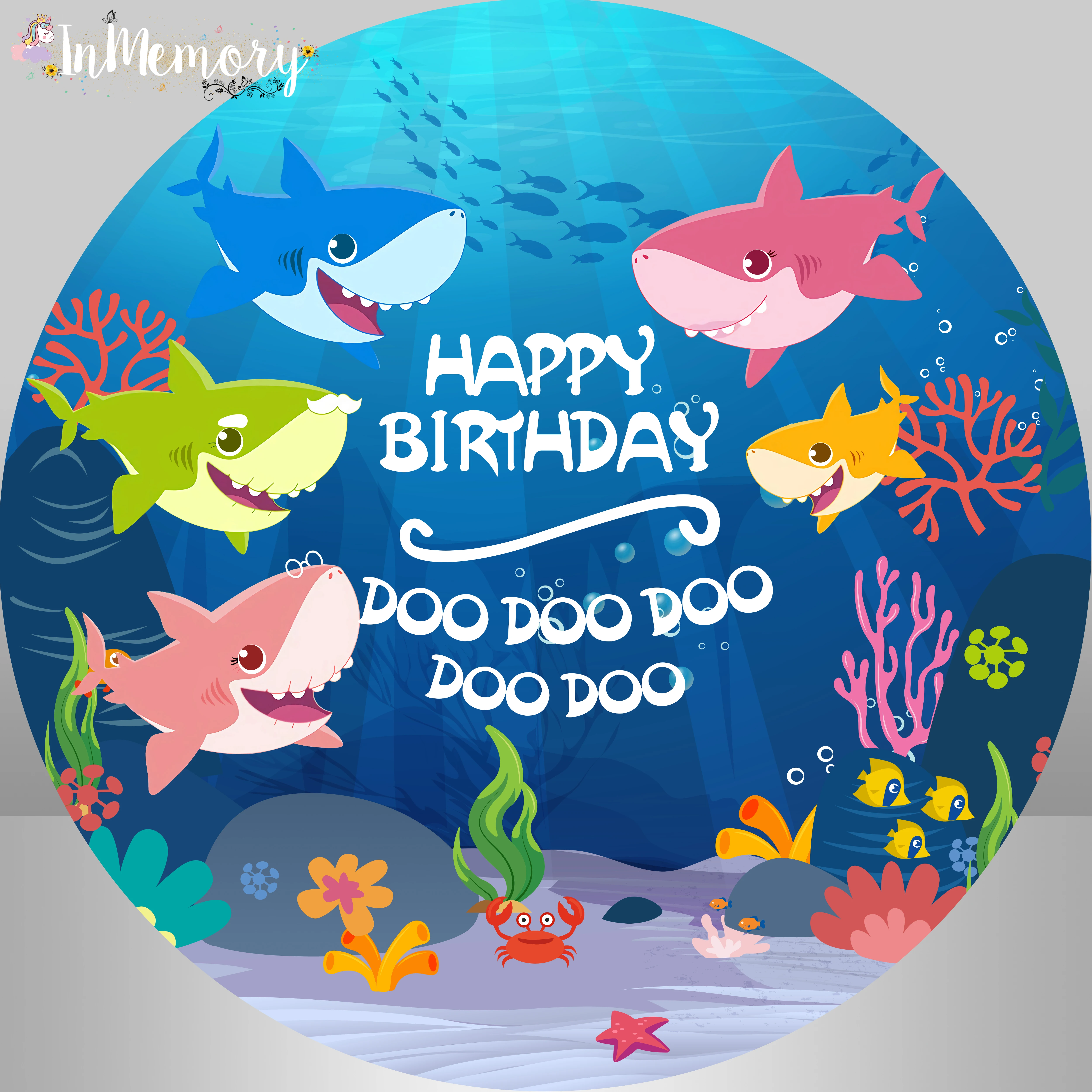 Underwater World Shark Round Backdrop Cover Baby Boy Birthday Photocall Party Decor Background Photography Photo Studio Backgrounds Aliexpress Underwater World Shark Round Backdrop Cover Baby Boy Birthday Photocall Party Decor Background Photography Photo Studio Backgrounds Aliexpress