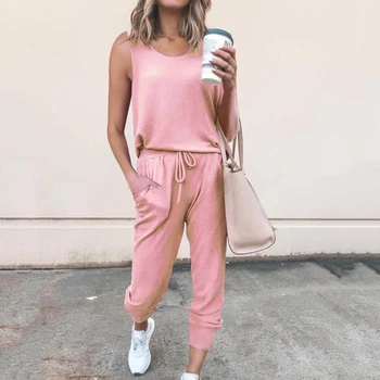 

NIBESSER 2020 Women Tracksuit 2 Pcs Sets Spring O Neck Pullover Sweatshirt Sweatpants Solid Long-sleeve Suit Casual Sportswear