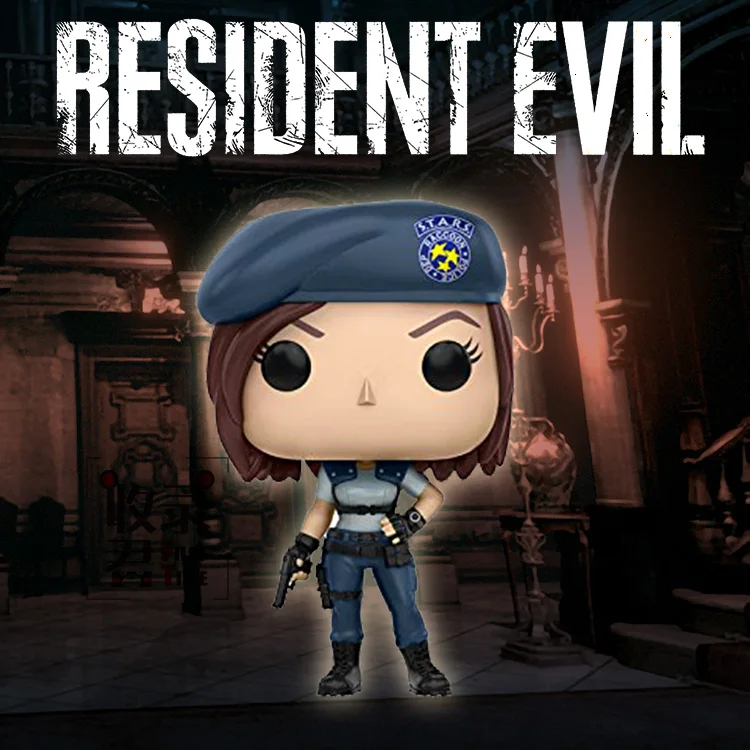 FUNKO POP обитель злой Джил Валентин немесис ликер Кеннеди виниловая кукла Фигурки Коллекционная модель игрушки для подарка на день рождения