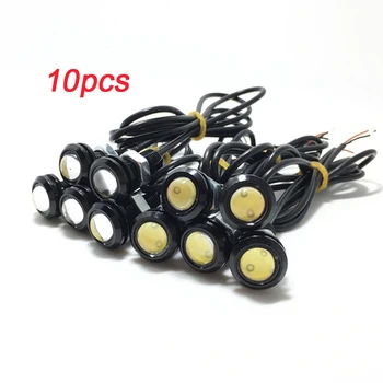 

10pcs 12V LED 18mm Car Motorcycle Eagle Eye Light High Power Lamp Daytime Running Light Auto Fog Bulb Backup DRL Car Styling