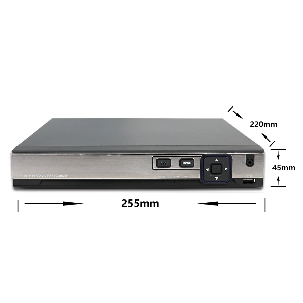 RUSFEIDA 4K 8MP 4CH 5 в 1 AHD DVR H.265 + распознавание лица цифровой видеорегистратор ONVIF XMeye P2P IP