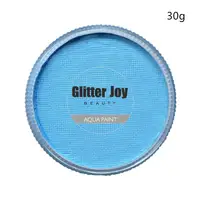 New UV Glow Neon Face and Body UV Pastel BLUE  Fluorescent Pastel Blue 30g/pc Water Based  Paint Pigment  in Beauty Makeup 2