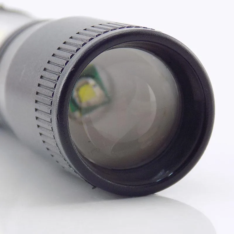 Mini Flashlight Q5+COB LED High Powerful Zoomable Flash Lights Portable Work Light Lanterna Hand Torch Flash Lamp Camping 2 way