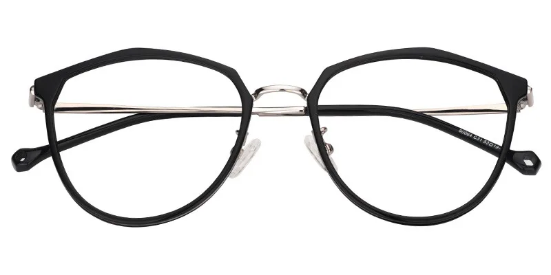 Optical Lens Glasses Women Myopia Eyeglasses Frames Trend Metal Spectacles Clear Lenses Women's Glasses Spectacle lunette de vue - Цвет оправы: 31