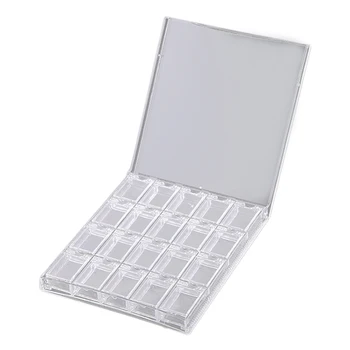 

20 Slots Nail Storage Box Rhinestone Diamond Painting Accessories Box Multifunctional Jewelry Box for Rings Earring Organizer Di