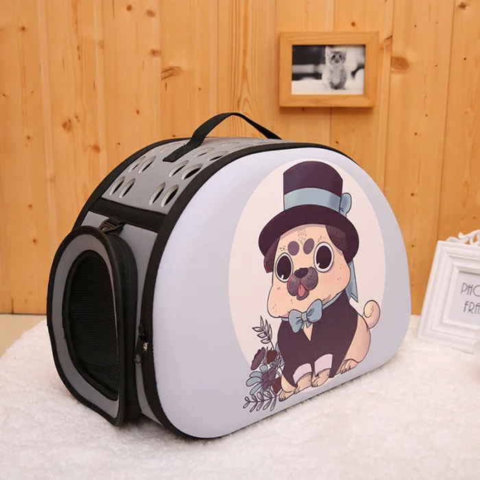 3D Cartoon Cats Pattern Portable Dog Carrier Bag Foldable Pouch Travel Bag Shoulder Bags Pet Puppy TB Sale