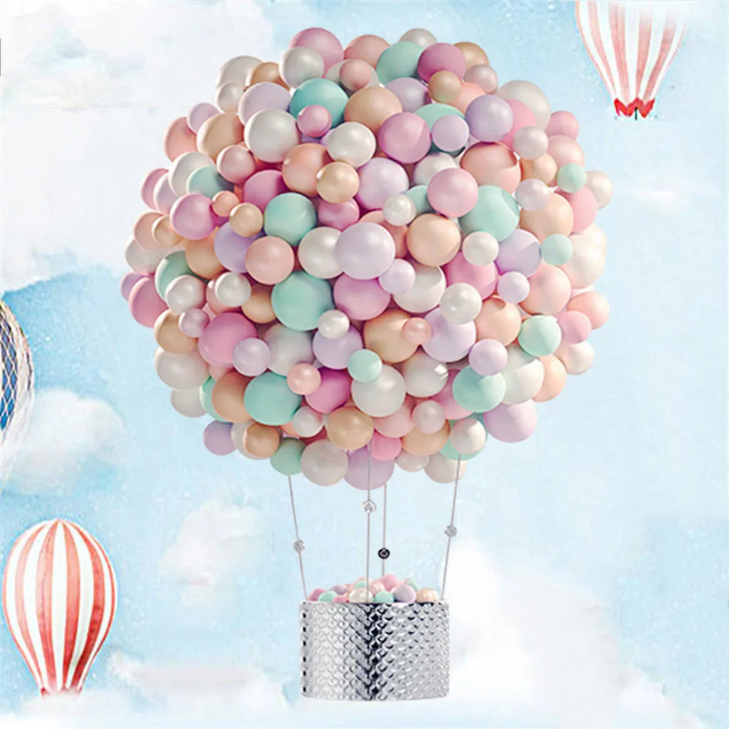 100 шт, шарики 10 дюймов, белый, розовый, фиолетовый, креативный подарок на день рождения, украшение арок, шары, свадебные принадлежности