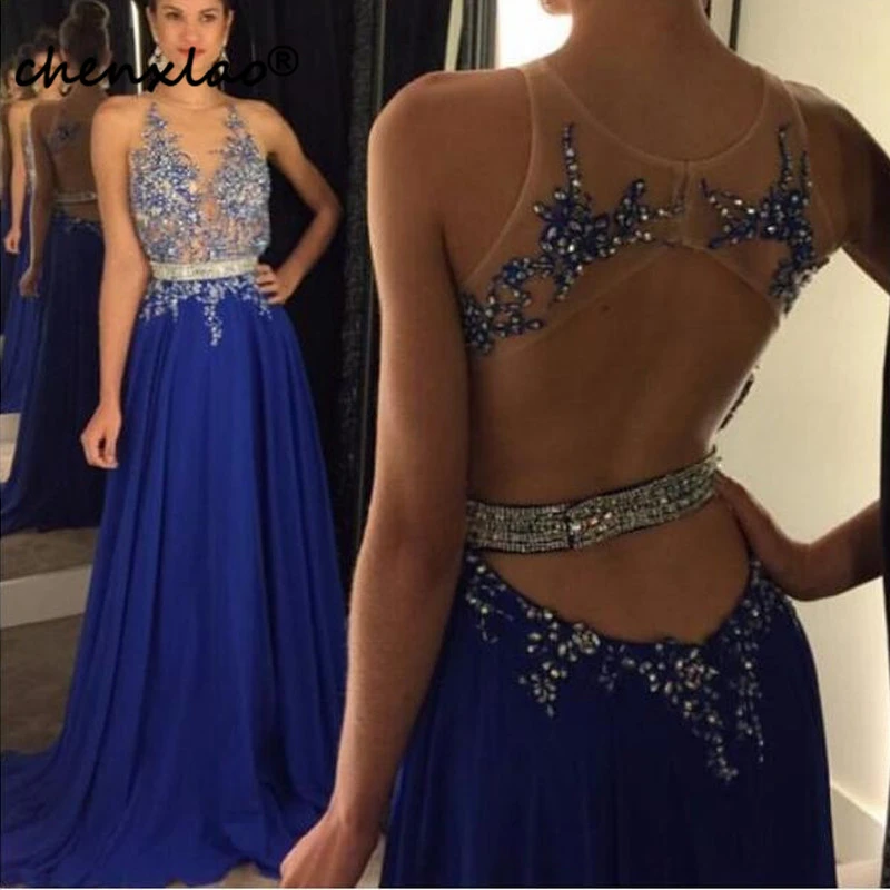 2019 blue prom dresses