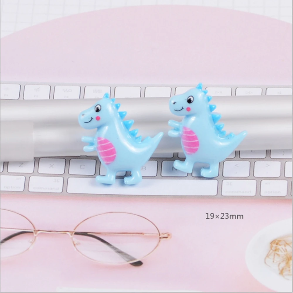Kawaii динозавр flatback смолы ювелирные изделия из кабошонов аксессуары телефон деко волосы лук diy украшения для скрапбукинга