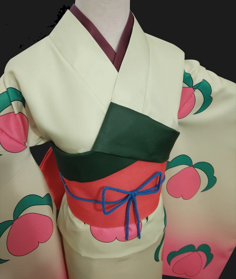 Аниме Hoozuki no Reitetsu Peach Maki Косплей Костюм японское кимоно для хеллоуина и Рождества