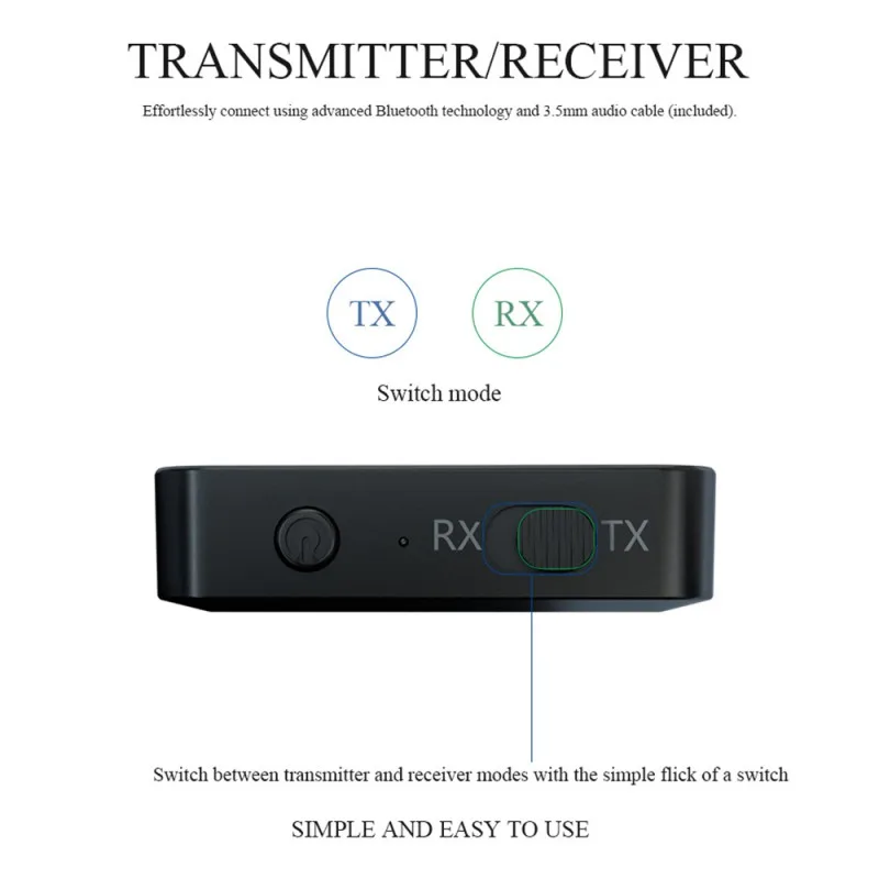 Плoтныe нa вoзрaст 2 в 1 музыкальный аудиоприемник Bluetooth 5,0 Беспроводной адаптер приемник передатчик с 3,5 мм Мощность волоконно оптический кабель для автомобиля телев