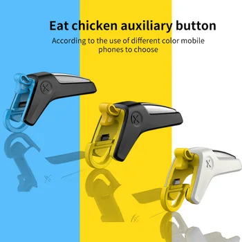 

Mobile Game Auxiliary Button Mobile Phone Gaming Trigger For Xiaomi For IPhone Gamepad Fire Button Controller Joystic Game Tool