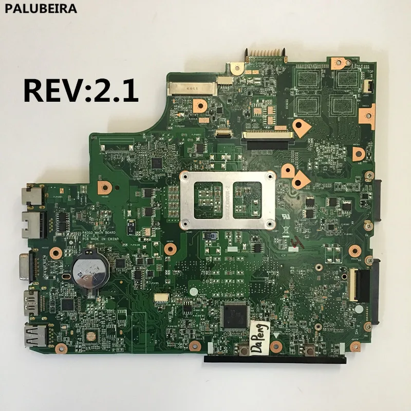 PALUBEIRA Материнская плата ноутбука для ASUS K43E K43SD тестовая оригинальная материнская плата HM65 REV: 2,1 полностью протестировано Быстрая