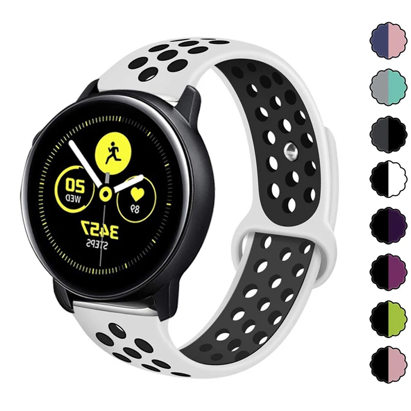 

20/22mm Huawei watch GT 2 Strap for samsung galaxy watch 3 active 2 42/46mm Nylon bracelet Samsung Gear s3 frontier accessories