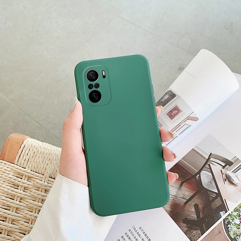 Für XiaoMi RedMi Hinweis 10 10s 10T 10 Pro Platz Flüssigkeit Silikon Fall Hinweis 9 9S 9T 9A 9AT NOTE10 5G 4G Mode Gummi Weichen_voghion.com