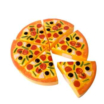 

Kids Funny Toy Pizza Slices Toppings Pretend Dinner Kitchen Play Food Toys Children Christmas Birthday Gifts
