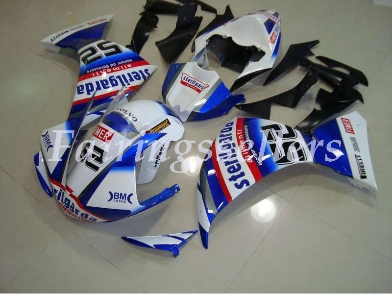 4 бесплатные подарки ABS полном баке обтекатель, пригодный для Yamaha YZF1000 R1 2009 2010 2011 2012 YZF R1 обтекатели комплект красного и белого цветов